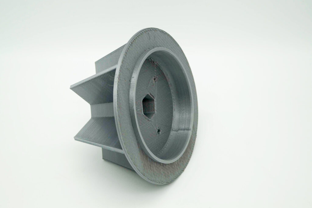 3D-gedruckter Prototyp einer Sortiertrommel.