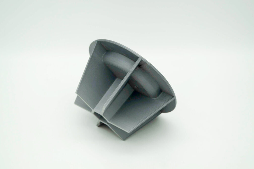 3D-gedruckter Prototyp einer Sortiertrommel.