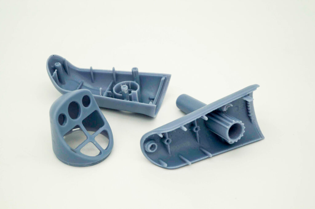 Spritzgussteil, hergestellt durch Reverse Engineering und 3D-Druck.